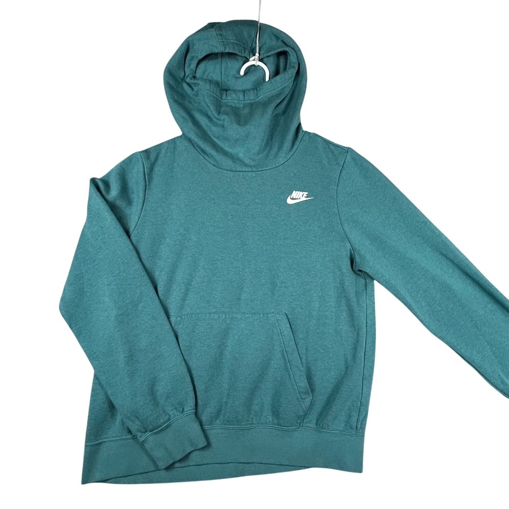 Nike Teal Pullover Hoodie With Pocket Size Medium
